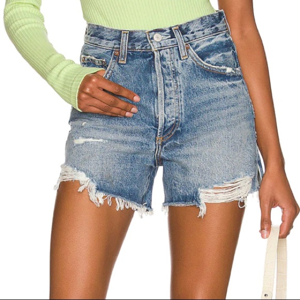 NWT Agolde Dee Short- Turmoil wash